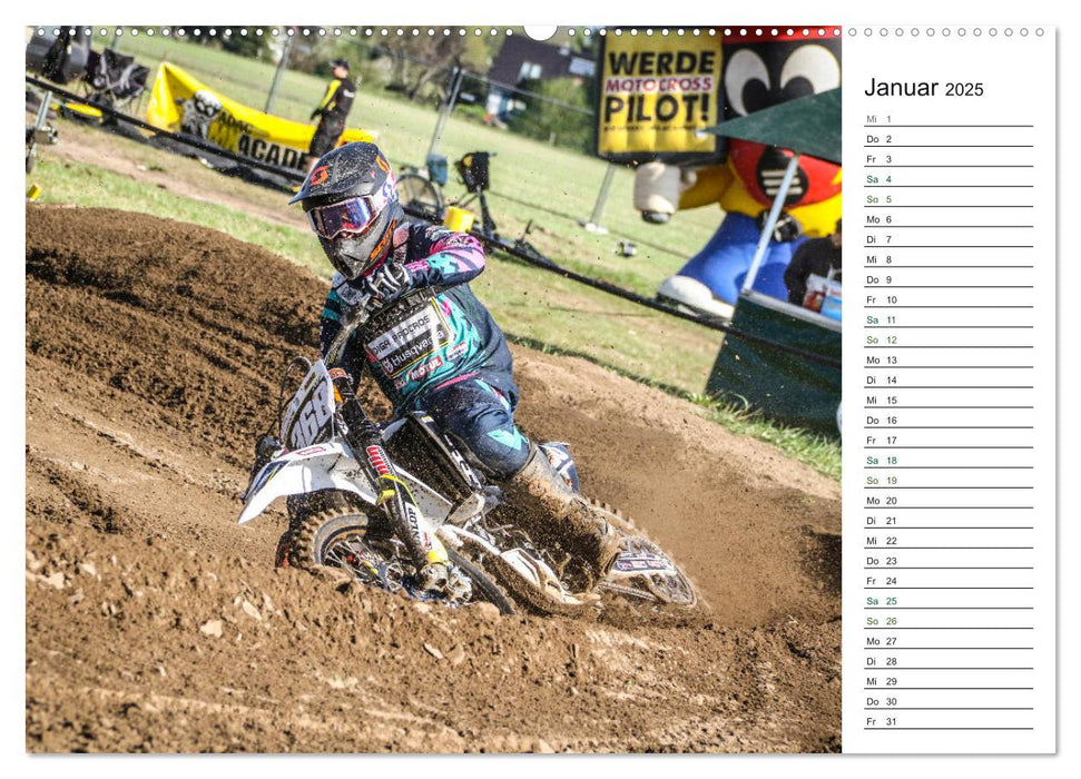 Motocross Racing 2025 (CALVENDO Premium Wandkalender 2025)