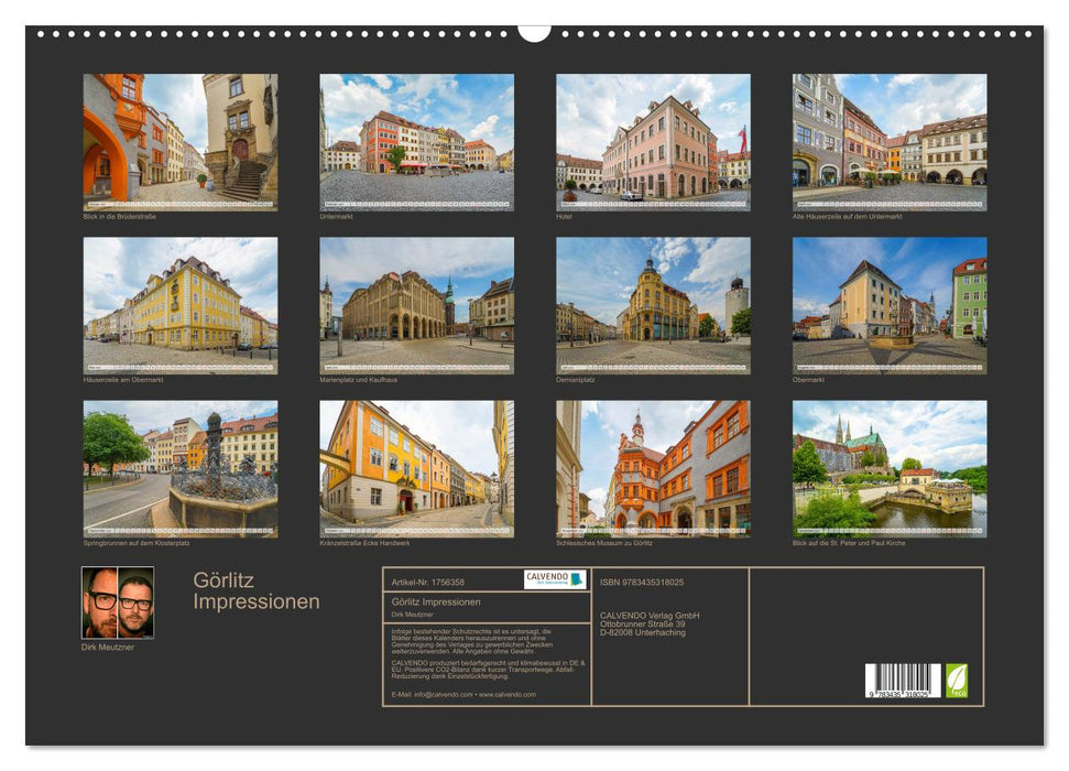 Görlitz Impressionen (CALVENDO Wandkalender 2025)