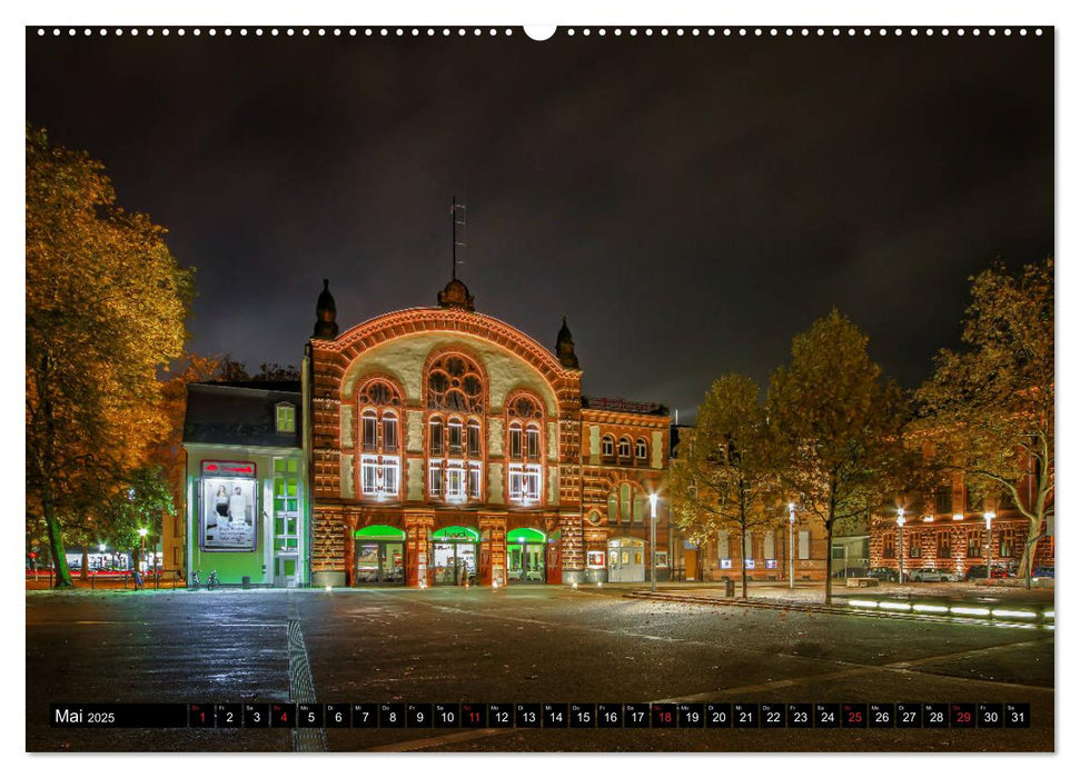 City Lights Saarbrücken (CALVENDO Premium Wandkalender 2025)