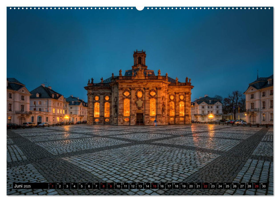 City Lights Saarbrücken (CALVENDO Premium Wandkalender 2025)