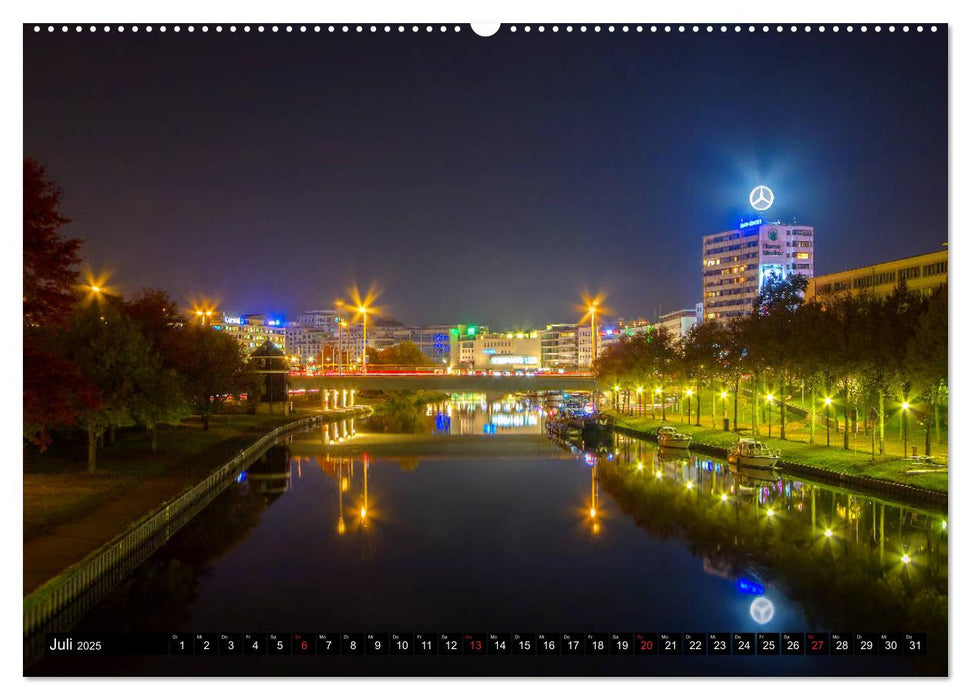 City Lights Saarbrücken (CALVENDO Premium Wandkalender 2025)