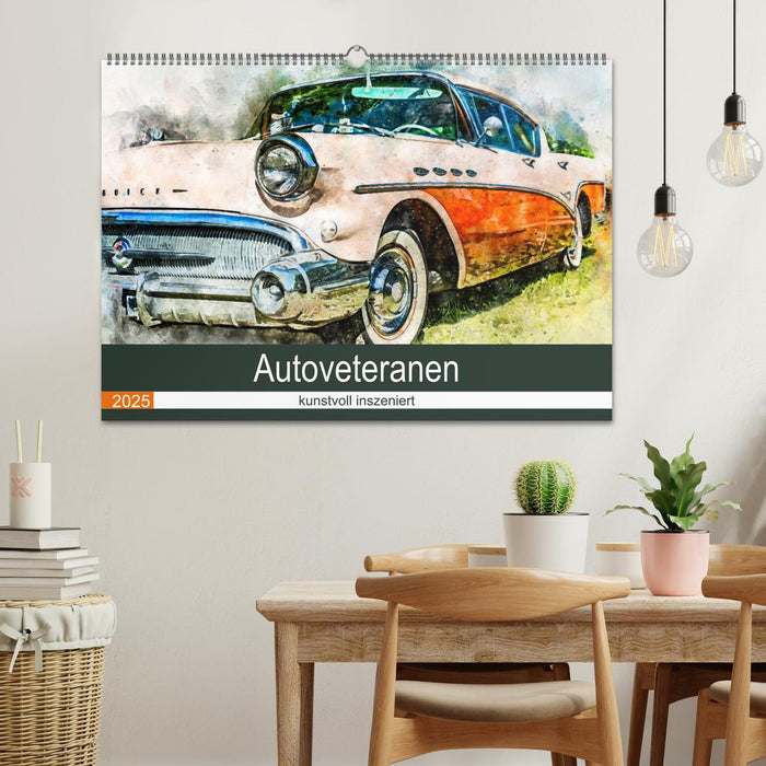 Autoveteranen - kunstvoll inszeniert (CALVENDO Wandkalender 2025)