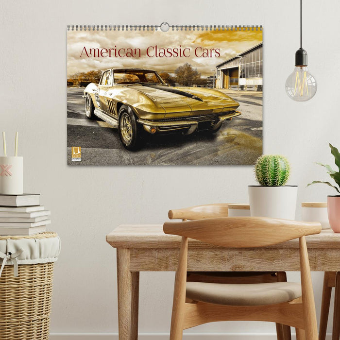 American Classic Cars (CALVENDO Wandkalender 2025)