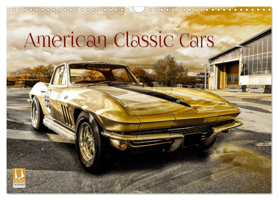 American Classic Cars (CALVENDO Wandkalender 2025)