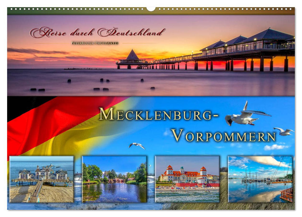 Reise durch Deutschland - Mecklenburg-Vorpommern (CALVENDO Wandkalender 2025)