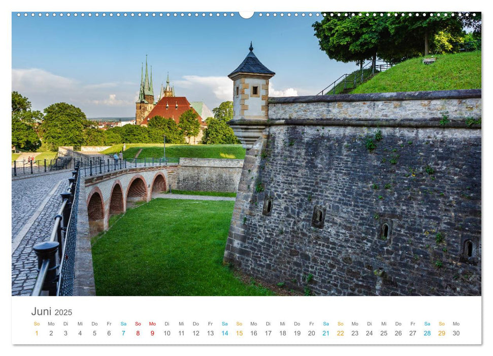 Erfurt - Stadt der Türme (CALVENDO Premium Wandkalender 2025)