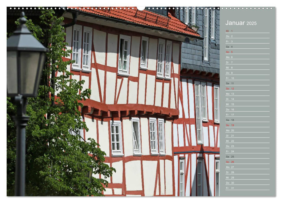 BAD WILDUNGEN - Impressionen von der Bäderstadt (CALVENDO Premium Wandkalender 2025)