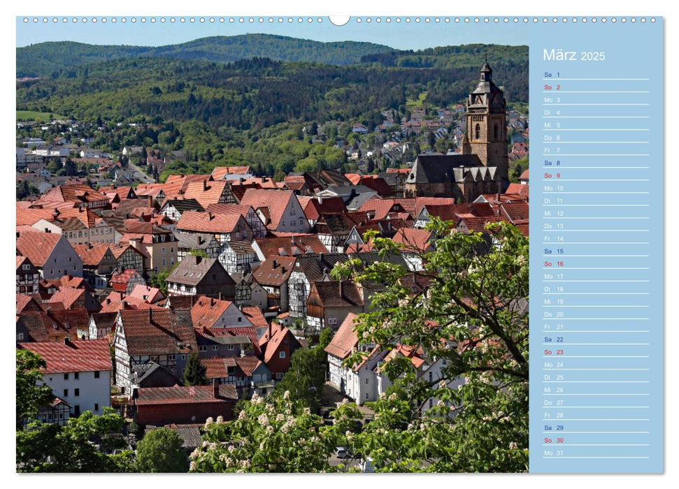 BAD WILDUNGEN - Impressionen von der Bäderstadt (CALVENDO Premium Wandkalender 2025)