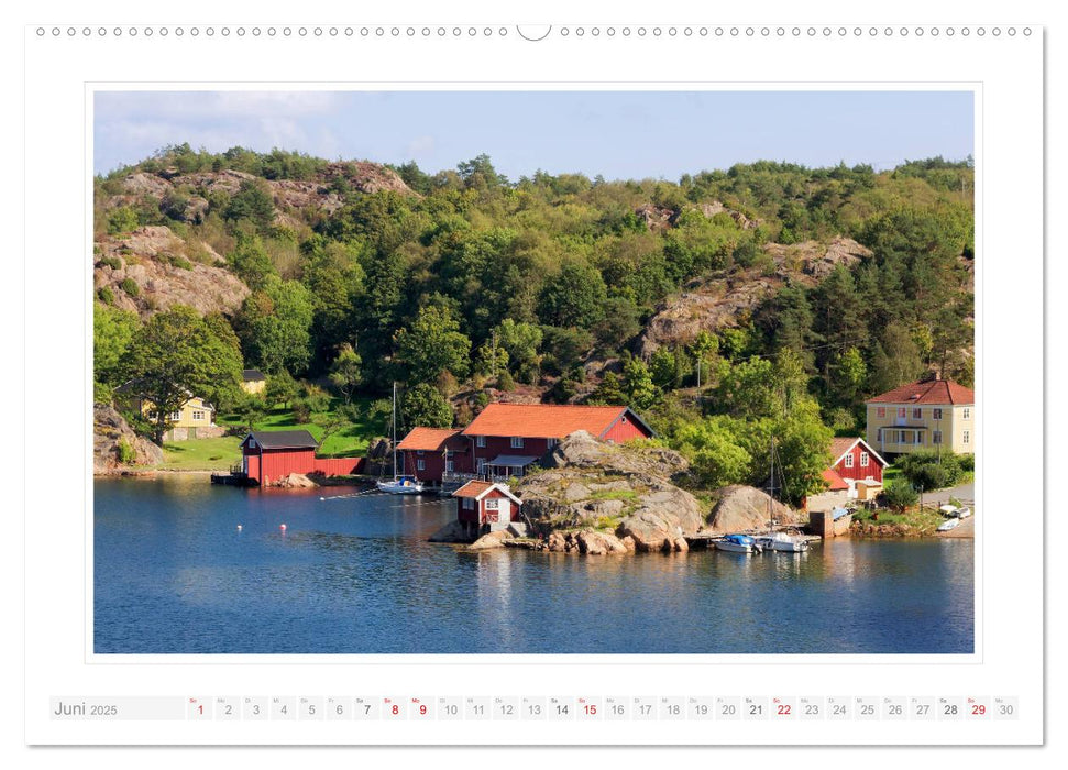 Bohuslän. Lysekil - Fiskebäckskil - Grundsund (CALVENDO Premium Wandkalender 2025)