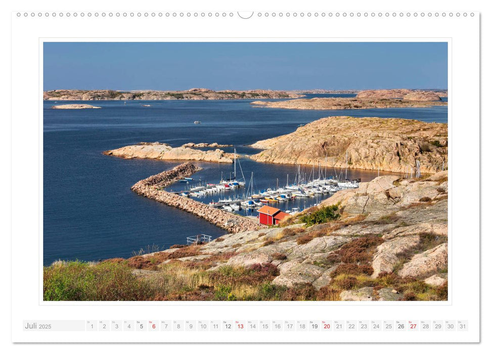 Bohuslän. Lysekil - Fiskebäckskil - Grundsund (CALVENDO Premium Wandkalender 2025)