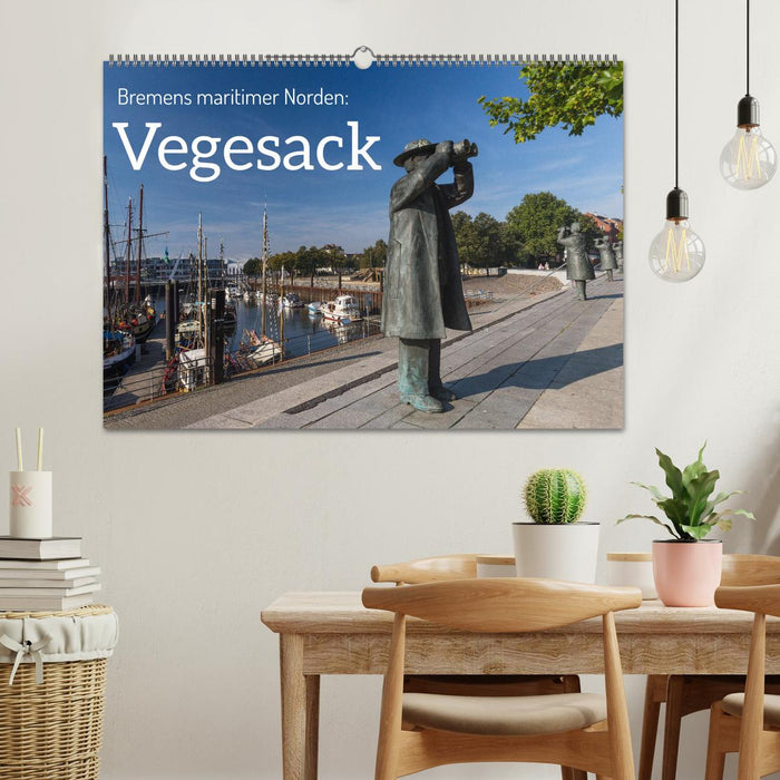 Bremens maritimer Norden: Vegesack (CALVENDO Wandkalender 2025)