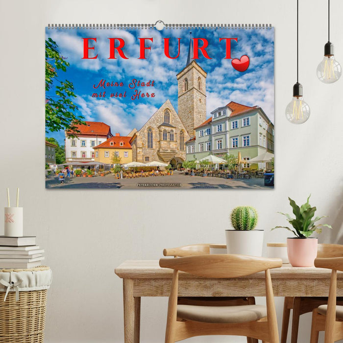 Erfurt - meine Stadt mit viel Herz (CALVENDO Wandkalender 2025)