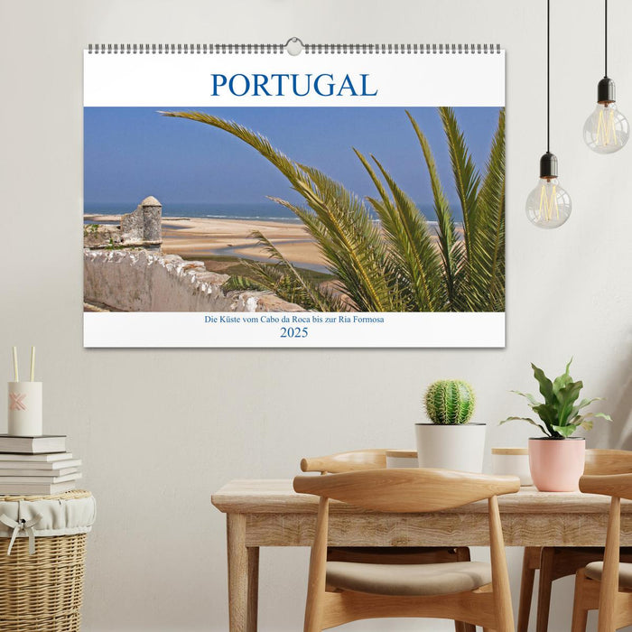 Portugal - Die Küste vom Cabo da Roca zur Ria Formosa (CALVENDO Wandkalender 2025)