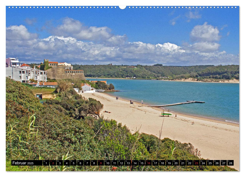 Portugal - Die Küste vom Cabo da Roca zur Ria Formosa (CALVENDO Wandkalender 2025)