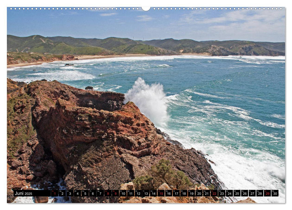 Portugal - Die Küste vom Cabo da Roca zur Ria Formosa (CALVENDO Wandkalender 2025)