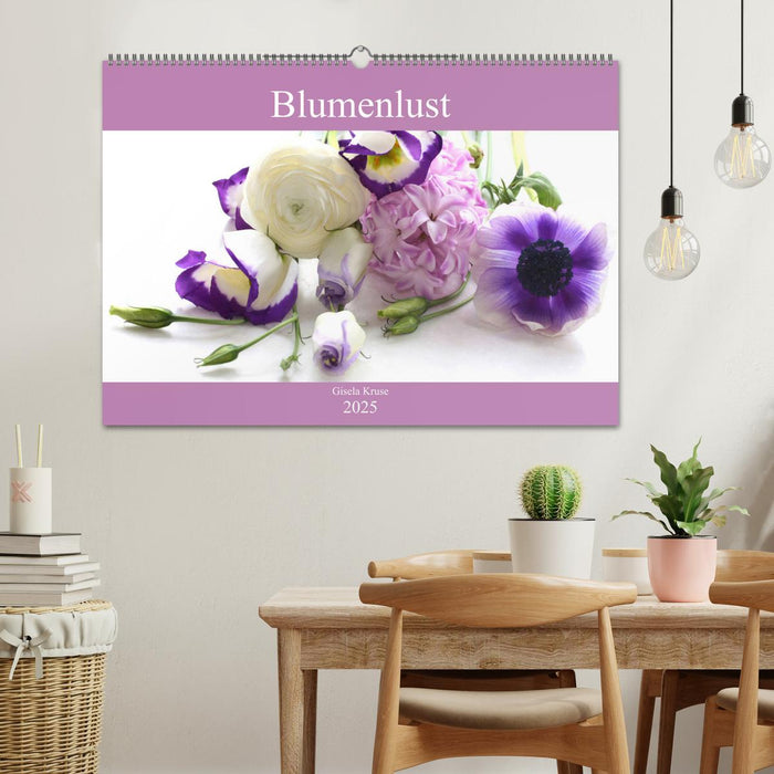 Blumenlust (CALVENDO Wandkalender 2025)