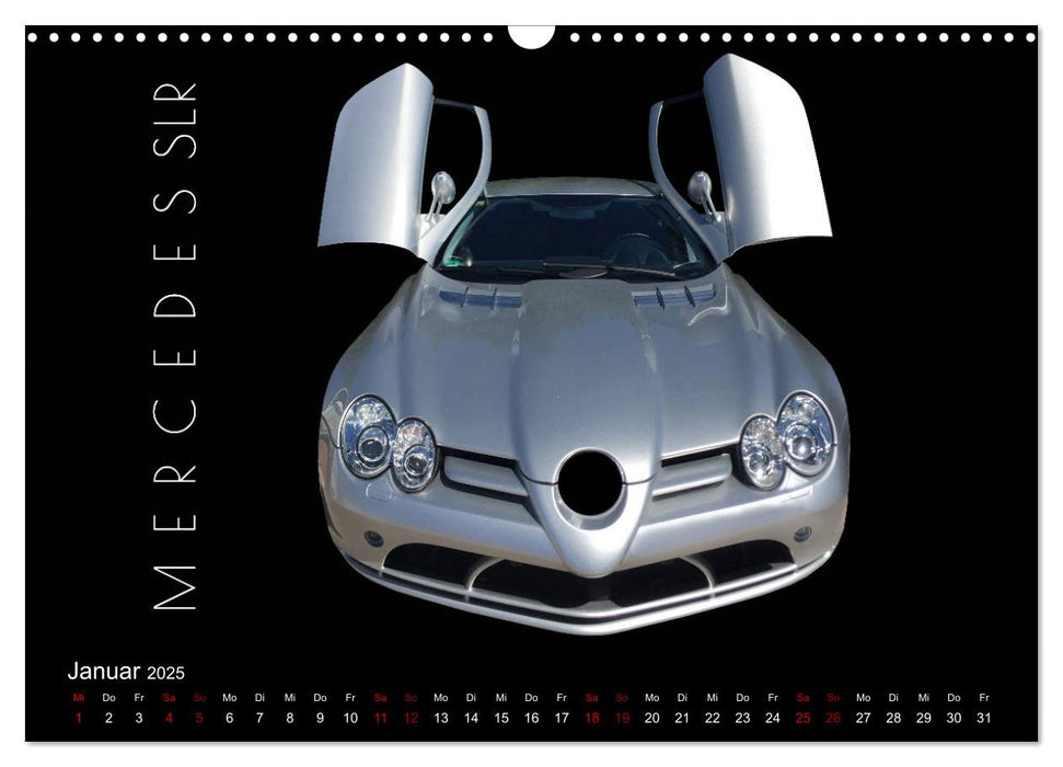 Supersportscars & Exoten (CALVENDO Wandkalender 2025)