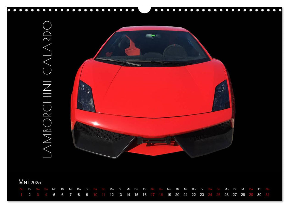 Supersportscars & Exoten (CALVENDO Wandkalender 2025)