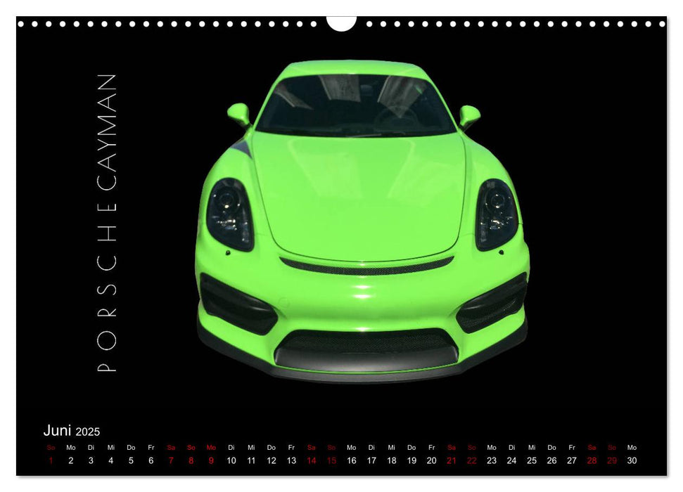 Supersportscars & Exoten (CALVENDO Wandkalender 2025)