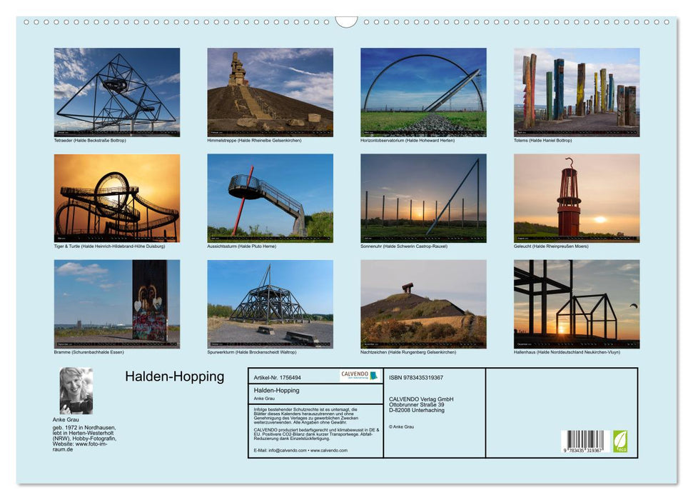 Halden-Hopping (CALVENDO Wandkalender 2025)