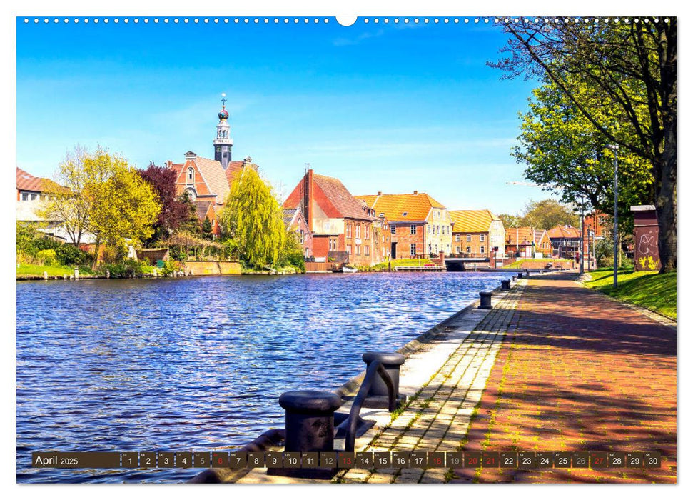 EMDEN maritime Seehafenstadt (CALVENDO Premium Wandkalender 2025)