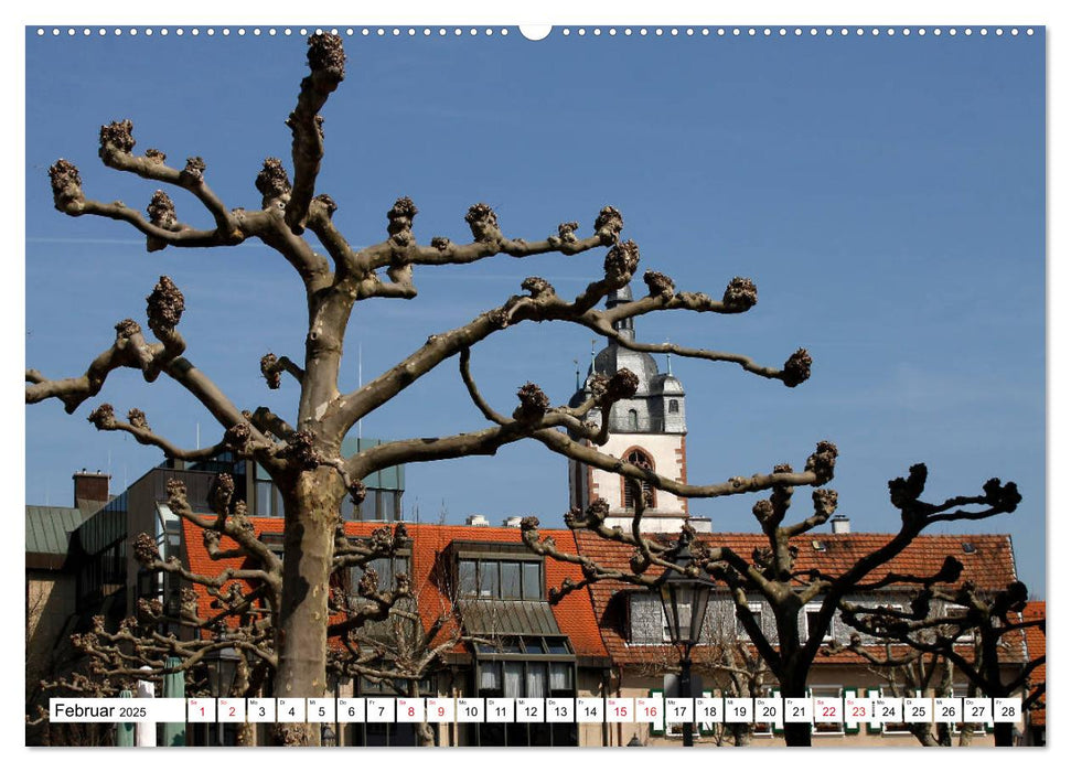 Groß Gerau vom Taxifahrer Petrus Bodenstaff (CALVENDO Premium Wandkalender 2025)