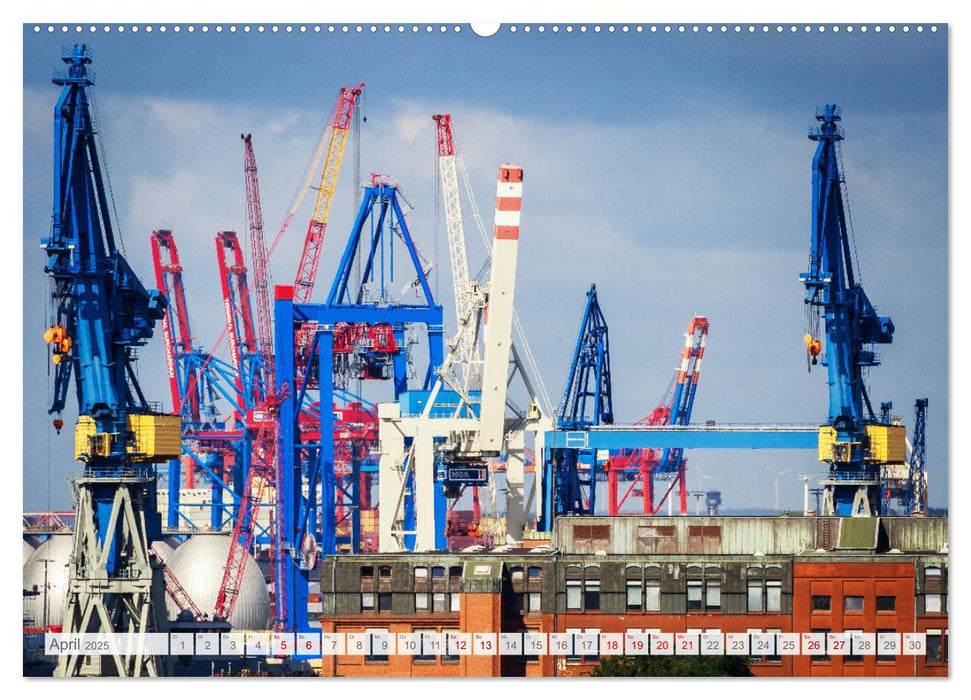 Hamburg. HafenCity, Kontorhausviertel und Speicherstadt. (CALVENDO Premium Wandkalender 2025)