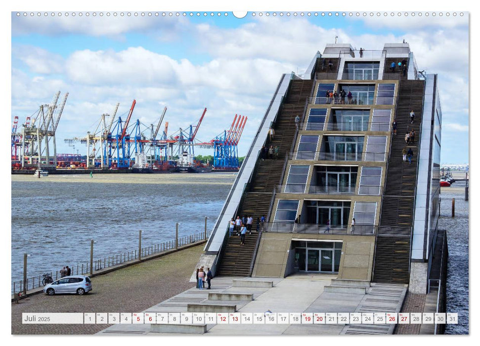 Hamburg. HafenCity, Kontorhausviertel und Speicherstadt. (CALVENDO Premium Wandkalender 2025)