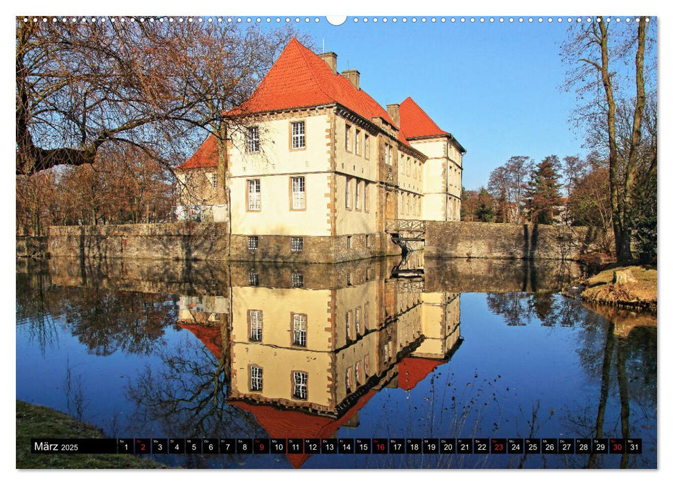 Romantisches Ruhrgebiet - Burgen und Schlösser (CALVENDO Wandkalender 2025)