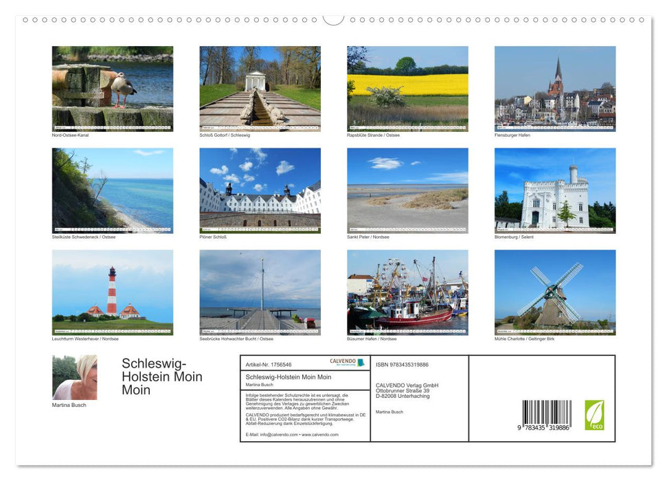 Schleswig-Holstein Moin Moin (CALVENDO Premium Wandkalender 2025)