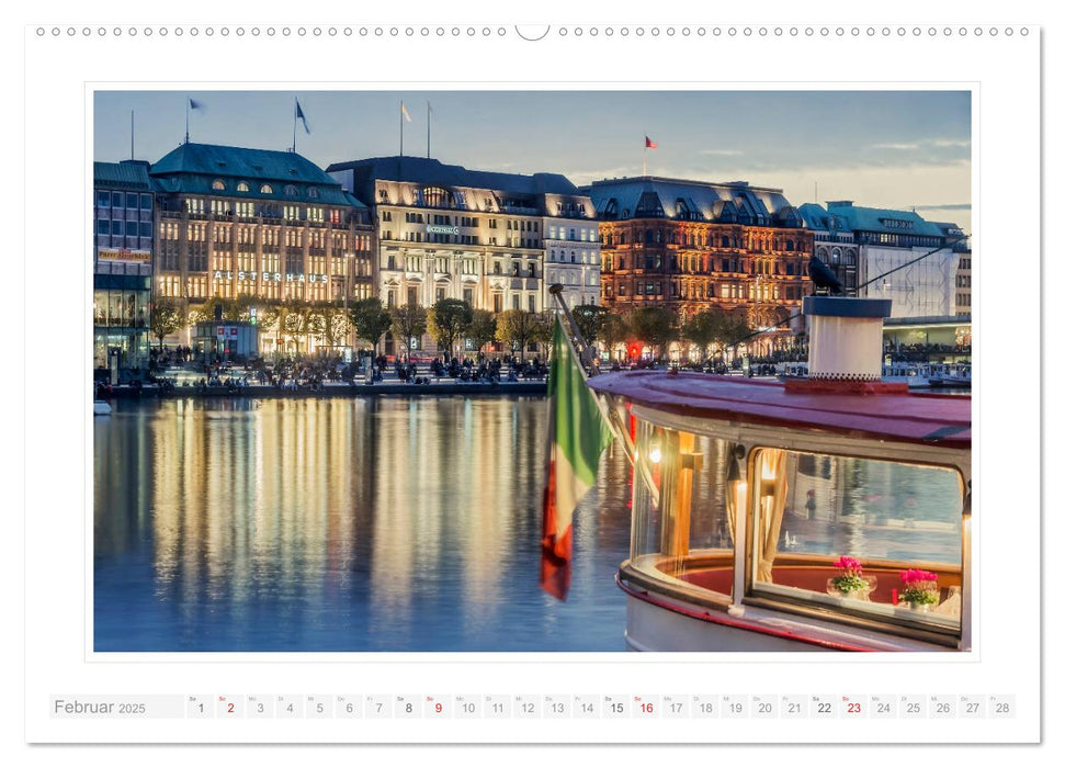 Hamburger Impressionen 2025 (CALVENDO Premium Wandkalender 2025)