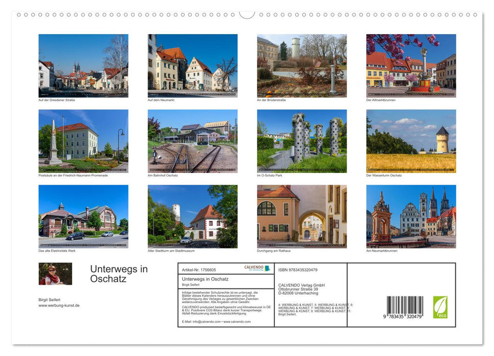 Unterwegs in Oschatz (CALVENDO Premium Wandkalender 2025)