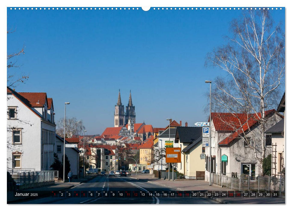 Unterwegs in Oschatz (CALVENDO Premium Wandkalender 2025)