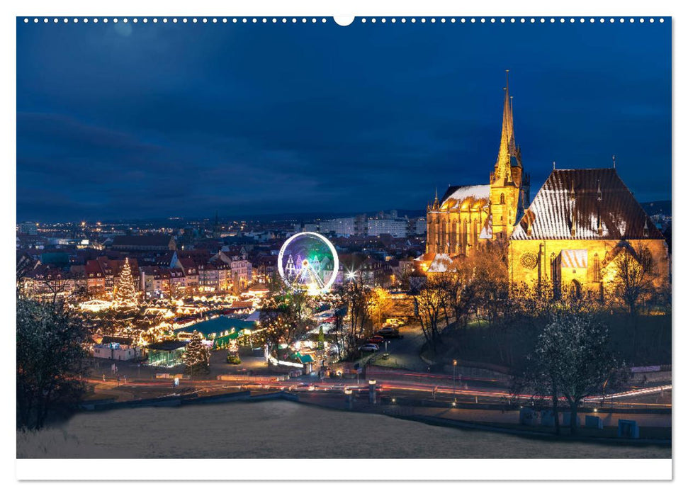 Erfurt - Stadt der Türme (CALVENDO Wandkalender 2025)