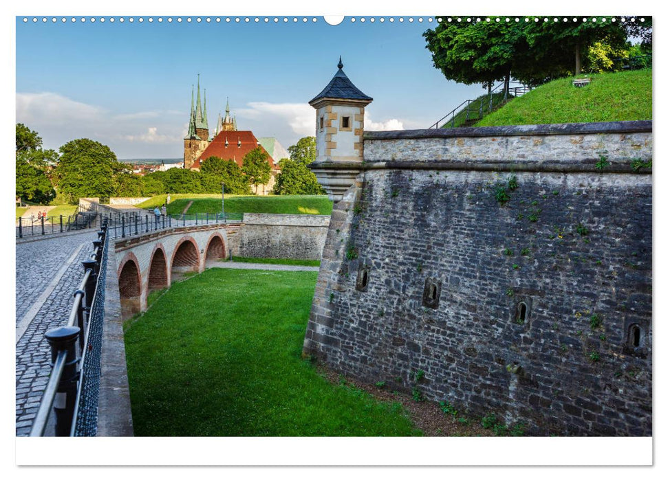 Erfurt - Stadt der Türme (CALVENDO Wandkalender 2025)