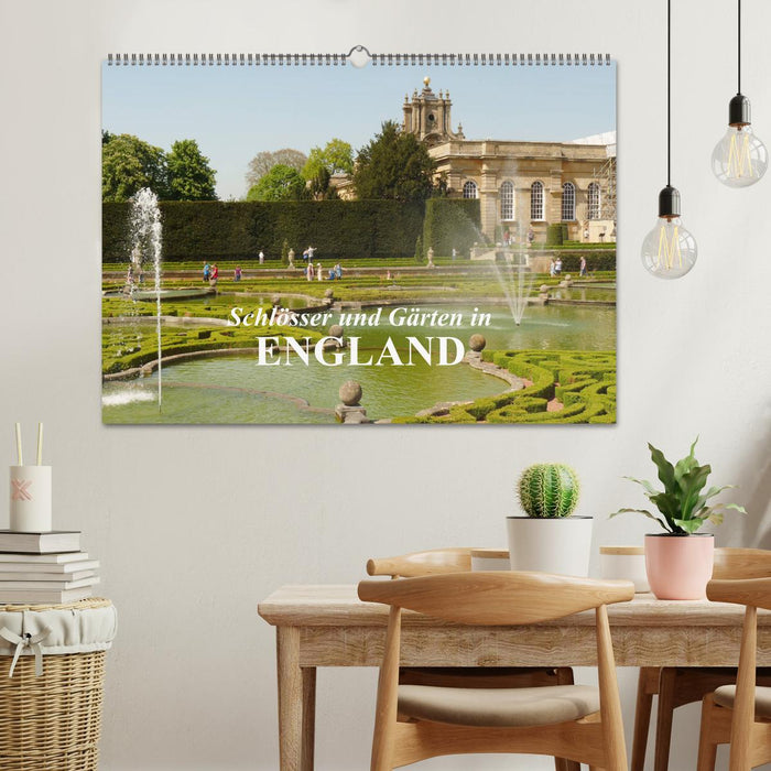 Schlösser und Gärten in England (CALVENDO Wandkalender 2025)