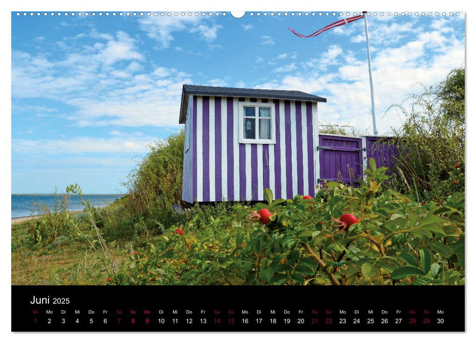 Segelsommer - Dänische Südsee (CALVENDO Premium Wandkalender 2025)