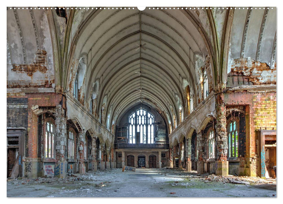 Detroit - Modern Ruins (CALVENDO Premium Wandkalender 2025)