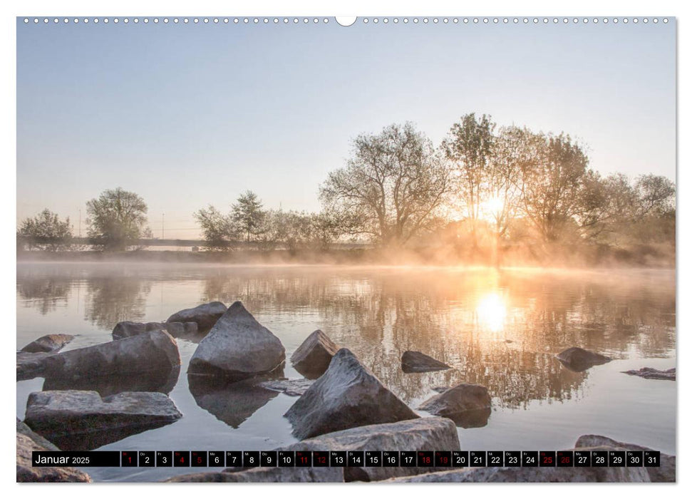 Die Ruhr in Essen (CALVENDO Premium Wandkalender 2025)