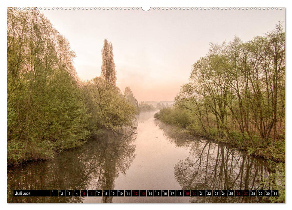 Die Ruhr in Essen (CALVENDO Premium Wandkalender 2025)