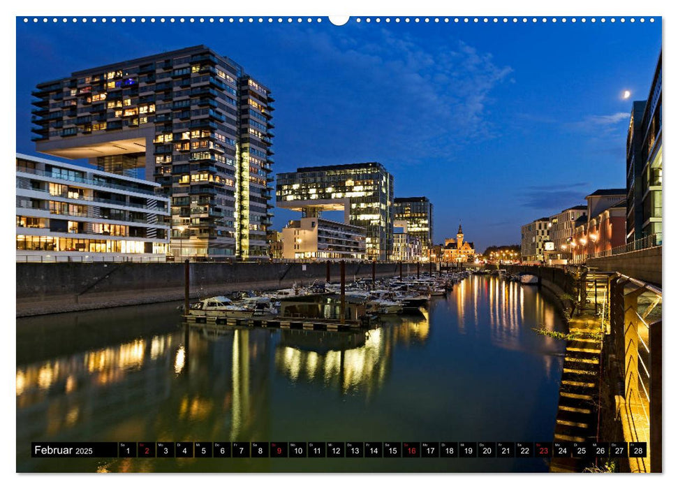 KÖLN AUSBLICK - RHEINBLICK (CALVENDO Wandkalender 2025)