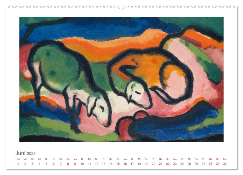 Franz Marc 2025 (CALVENDO Premium Wandkalender 2025)