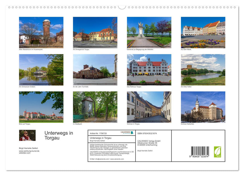 Unterwegs in Torgau (CALVENDO Premium Wandkalender 2025)