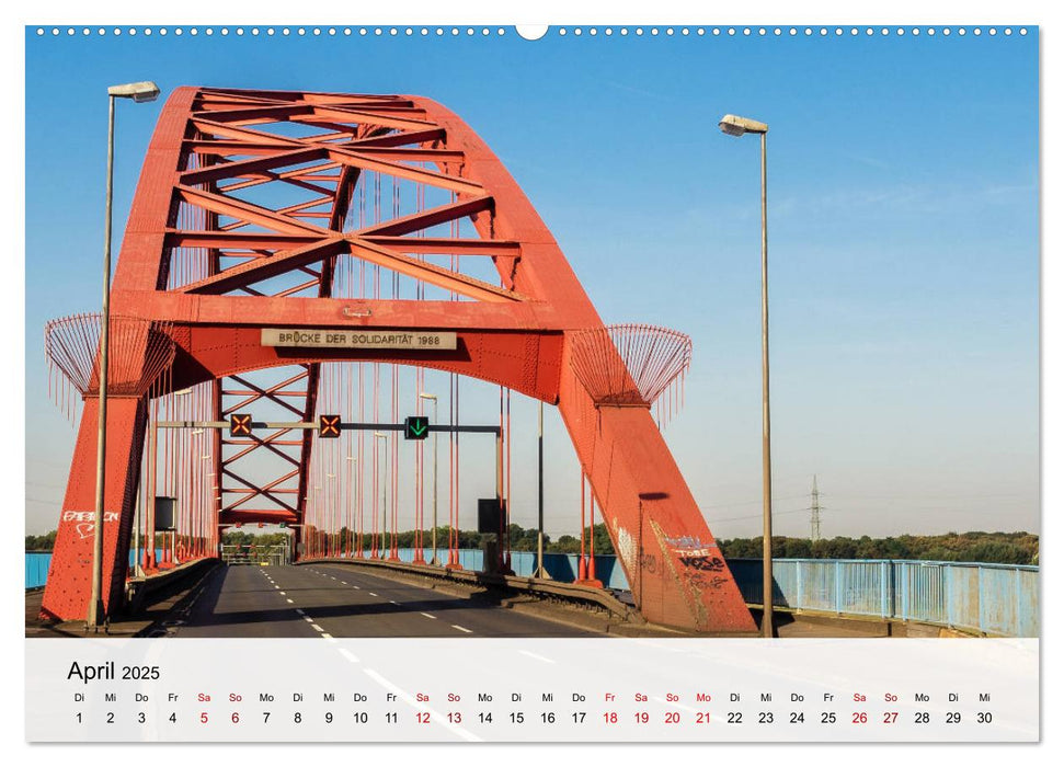 Metropolen an Rhein und Ruhr (CALVENDO Wandkalender 2025)