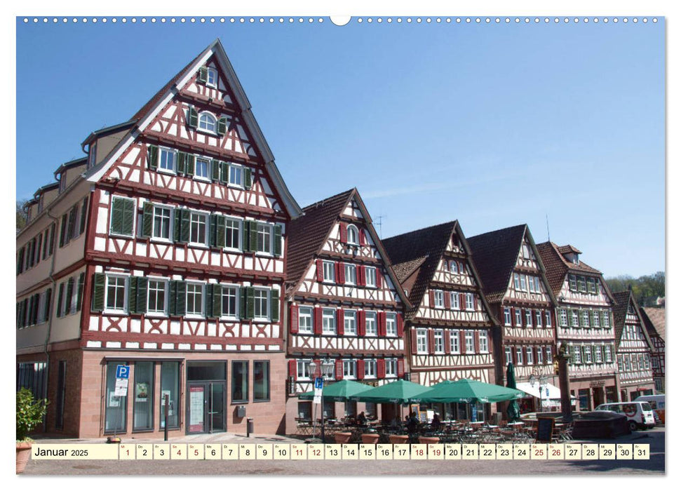 Unterwegs in Calw (CALVENDO Premium Wandkalender 2025)