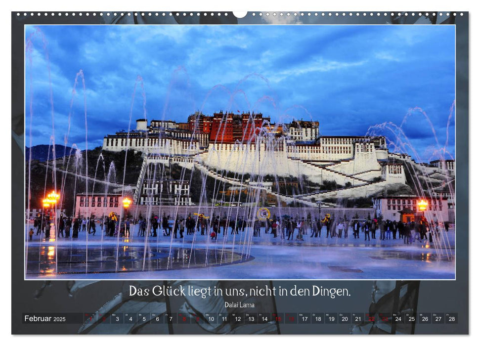 Facettenreiches Tibet (CALVENDO Premium Wandkalender 2025)