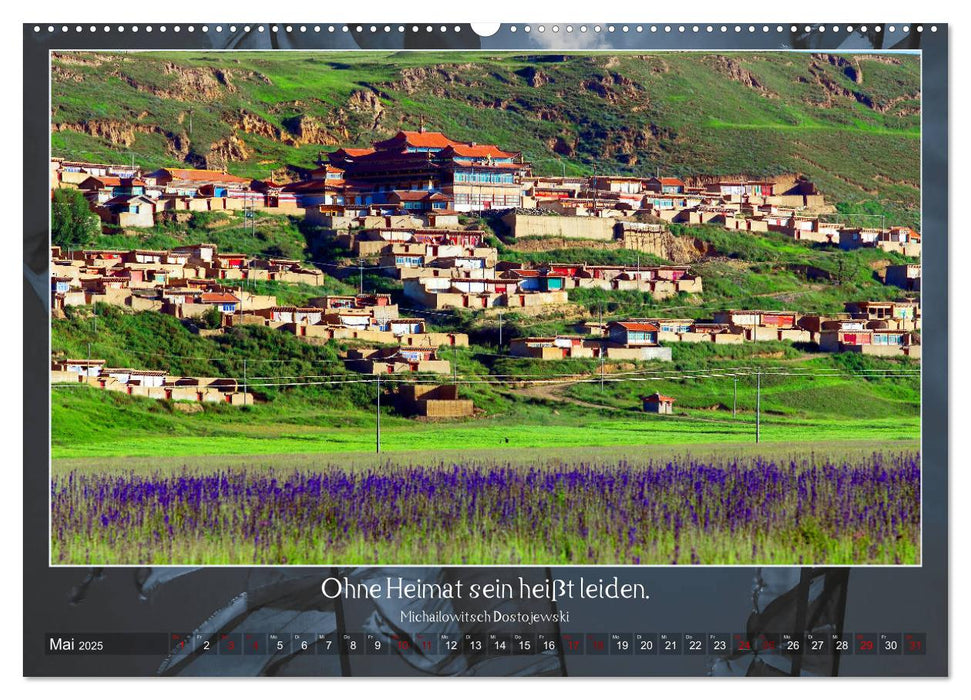 Facettenreiches Tibet (CALVENDO Premium Wandkalender 2025)