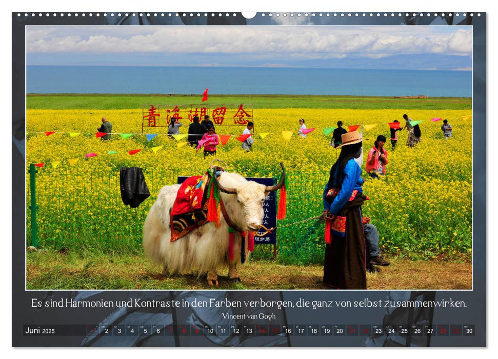 Facettenreiches Tibet (CALVENDO Premium Wandkalender 2025)