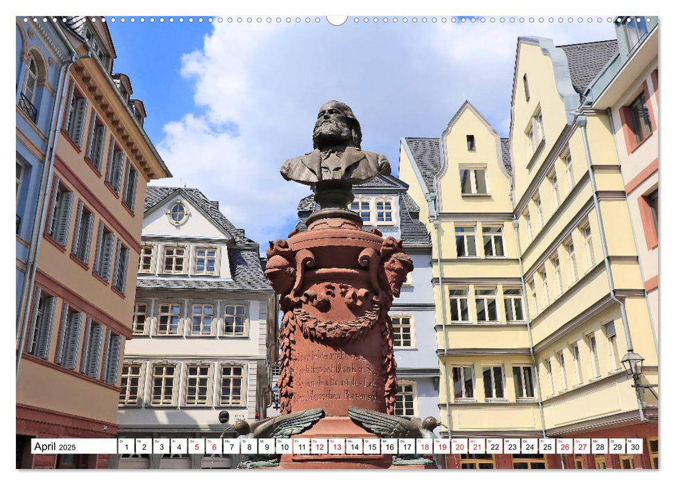 Frankfurt am Main die neue Altstadt vom Taxifahrer Petrus Bodenstaff (CALVENDO Wandkalender 2025)