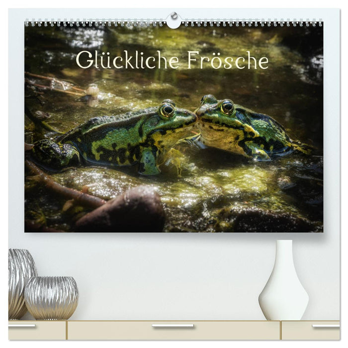 Glückliche Frösche (CALVENDO Premium Wandkalender 2025)